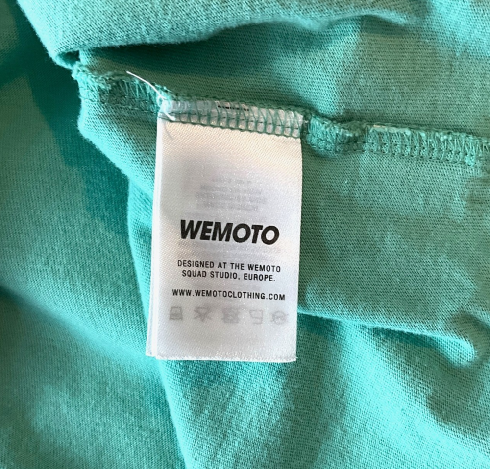 WEMOTO Tee Shirt Green Mens Small Crew Lounge Chair Short Sleeve 100% Cotton - Picture 6 of 9